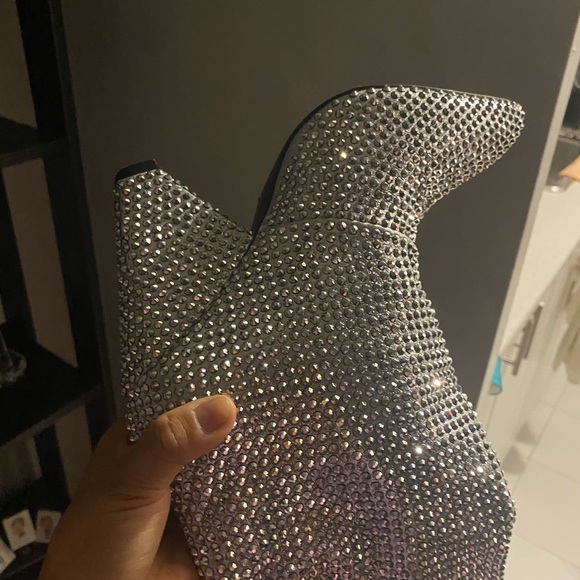 Rhinestones boots size 6 - Picture 5 of 10
